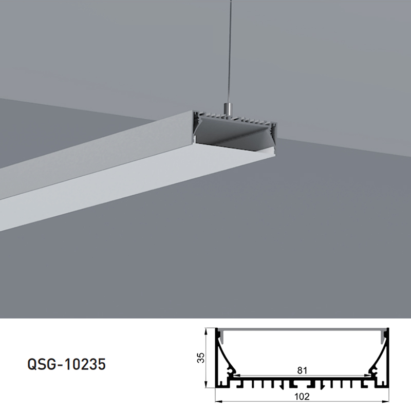 Large Pendant Lighting Aluminum LED Diffuser Channel - Inner Width 81mm(3.19inch) Large Pendant Lighting Aluminum LED Diffuser Channel - Inner Width 81mm(3.19inch)